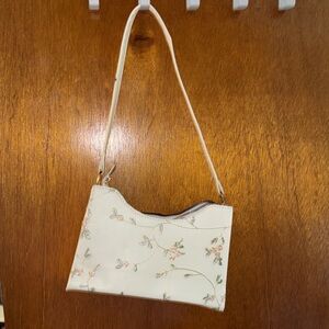 Floral Cream Shoulder Bag